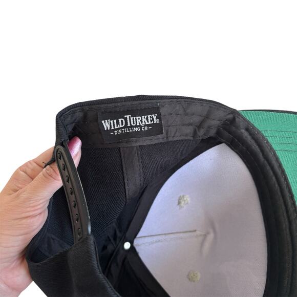 Wild Turkey Distilling Co Black and Gray Hat Baseball Cap Hat Unisex One Size - Picture 5 of 5